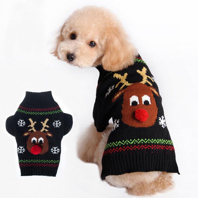 Winter Wonderland Pet Sweater: Cozy Christmas Fashion For Cats And Dogs-0